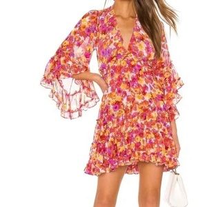 MISA Los Angeles Yasemin Mini Dress Floral Size XS Worn Once